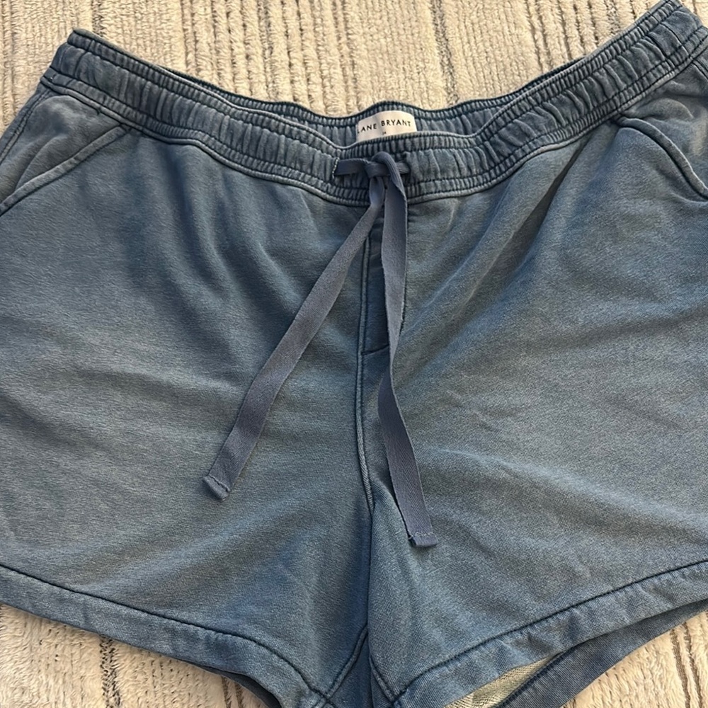 Lane Bryant Blue Athletic Shorts for Active Performance